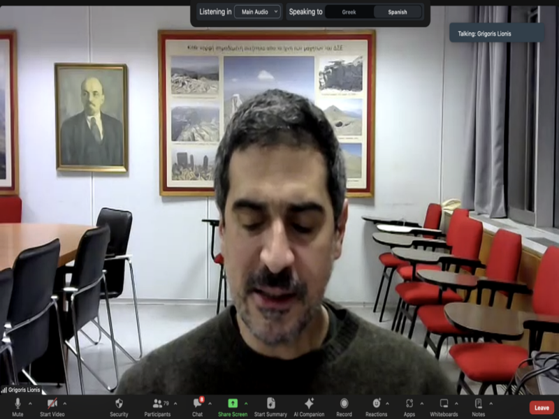 Inteligencia Artificial (IA) y Movimiento SindicalGrigoris Lionis (Dr. Ingeniero Mecánico)